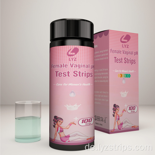 Vaginale Gesundheit pH-Teststreifen Feminine Vaginal PH